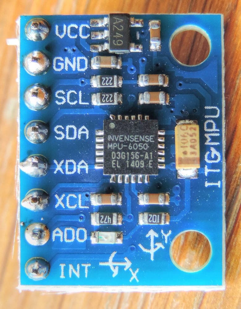 MPU6050 Gyroscope and Accelerometer Module