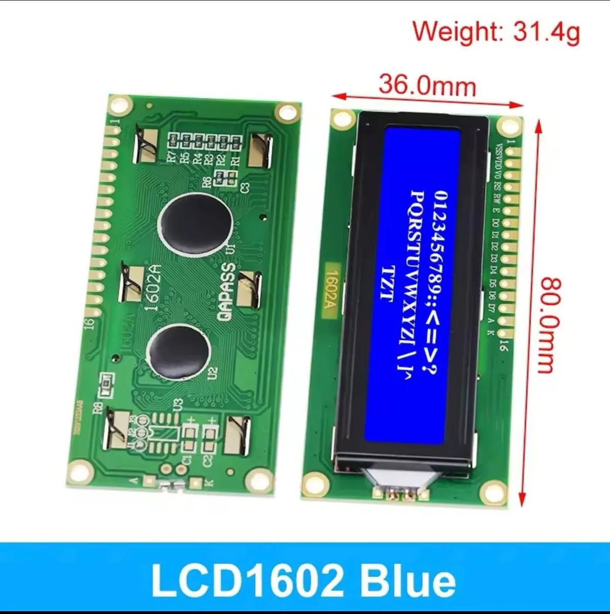 LCD Display Module Blue