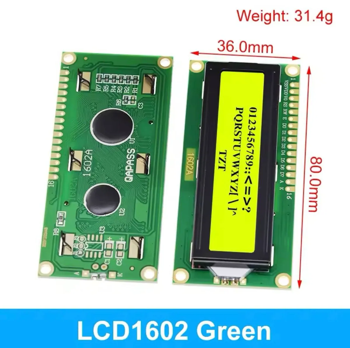 LCD Display Module Green